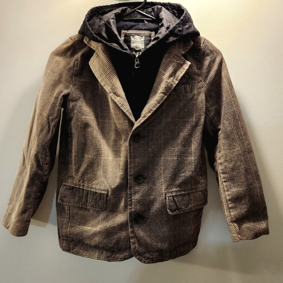 Boy's Winter/Fall Jacket 2 in 1, Size 8, Children's Place, Ltd Edition, Brown - Picture 1 of 11